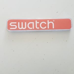 Rubber wrist band, silver Bezel, unisex watch.